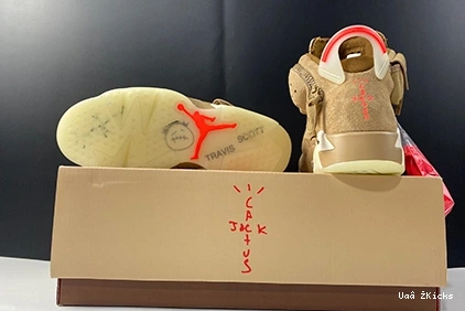 6 DH0690- Khaki Scott Travis 9018 Jordan Retro 628 British Popular 1110